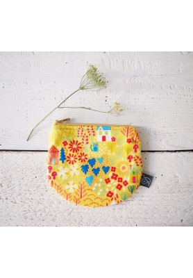 Peňaženka - domček na žltej